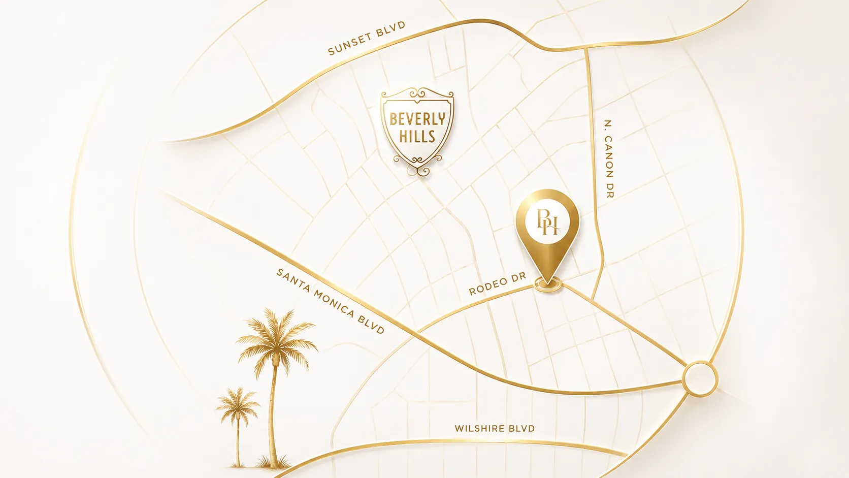 MUAH! AESTHETICS location map outline